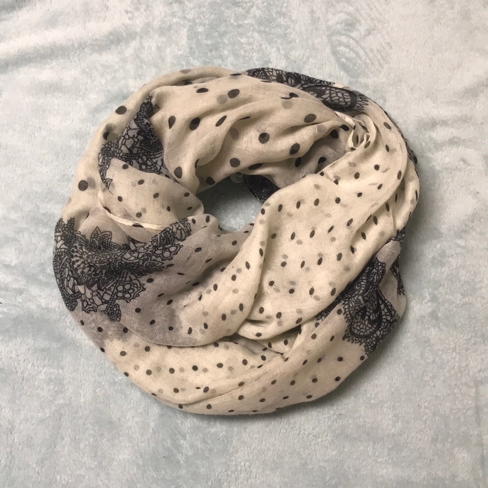 Polka dot scarf